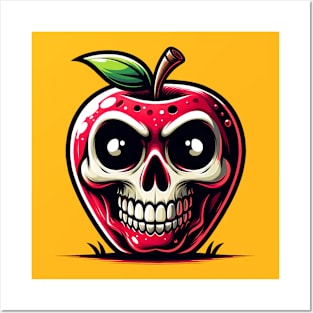 Apple the skull Posters and Art